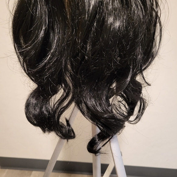 Skin Top Part Wig - Black - Picture 5 of 7